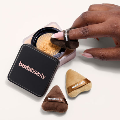 Huda Beauty - Mini Puffs Powder Puff Trio